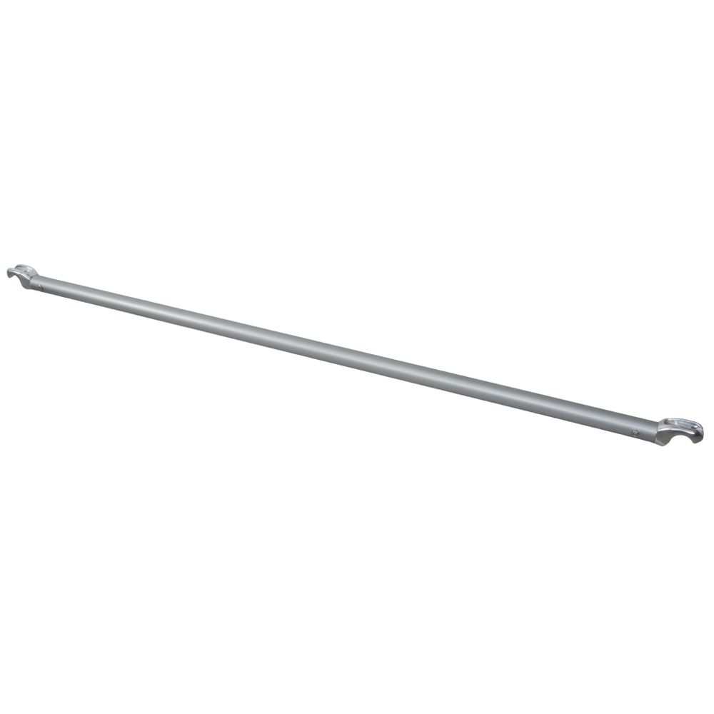 NRS Frame Cross Bar with Lopros made of anodized aluminum for adjustable placement on raft or cataraft side rails