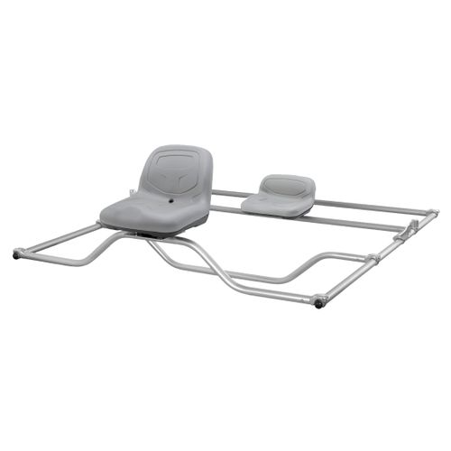 NRS Basic Fishing Frame with metal construction and two cushioned seats for anglers and passengers on fishing rafts