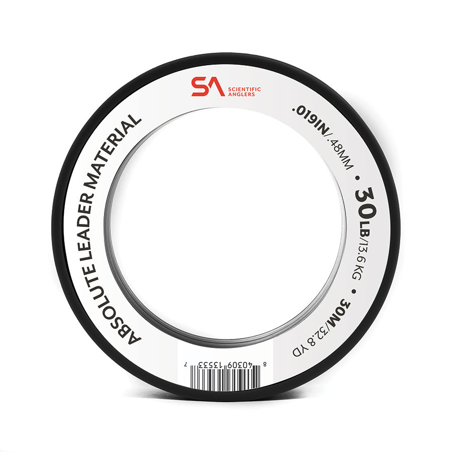 SA Absolute Leader Material by Scientific Anglers, 30lb test copolymer leader for fly fishing at Freestone Fly Shop