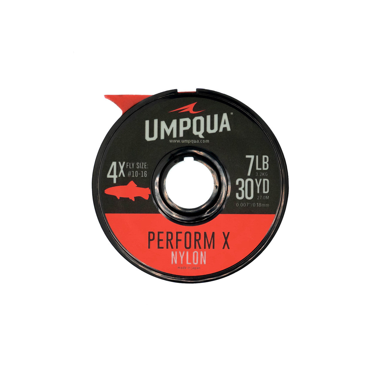 Umpqua Nylon Perform X Trout Tippet - 30Yd by Umpqua Feather Merchants for precise fly fishing leader control