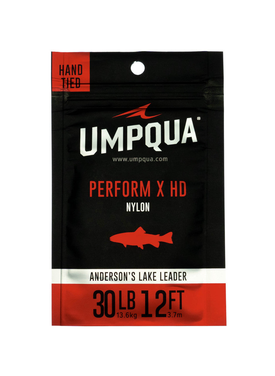 Umpqua Anderson's Lake Leader 12' 30lb by Umpqua Feather Merchants, strong nylon leader for deep water fly fishing at Freestone Fly Shop
