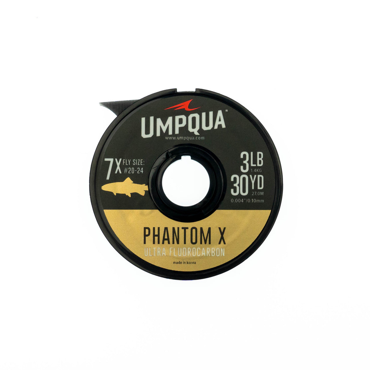 Umpqua Phantom X Fluorocarbon Tippet - 30Yds by Umpqua Feather Merchants, strong and invisible fly fishing tippet at Freestone Fly Shop