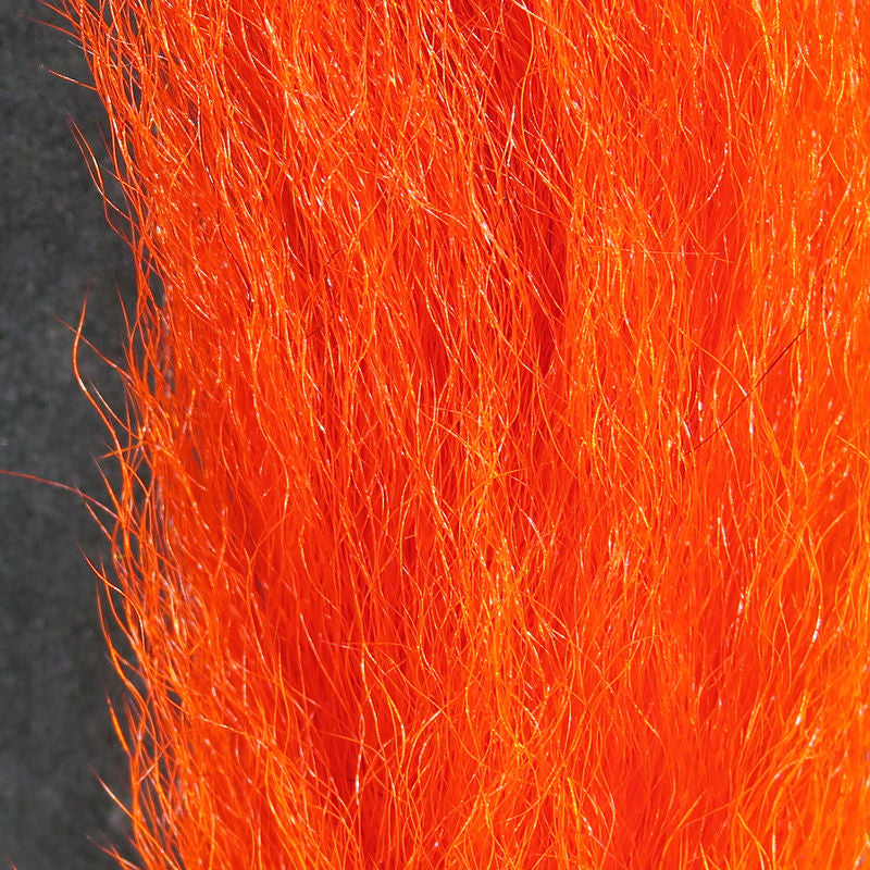 Calf Tail fibers in bright orange for crafting hair wing and bonefish flies at Freestone Fly Shop fly tying supplies