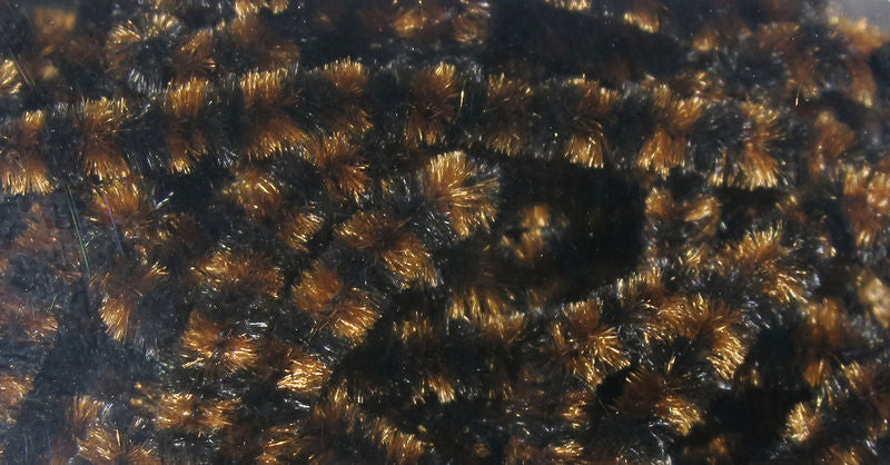 Small Varigated Chenille by Hareline Dubbin, Inc for detailed fly tying at Freestone Fly Shop with rich textured fibers