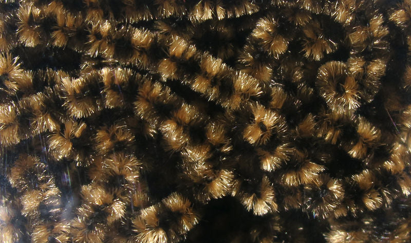 Small Varigated Chenille by Hareline Dubbin, Inc with rich brown and black fibers for precise fly tying at Freestone Fly Shop