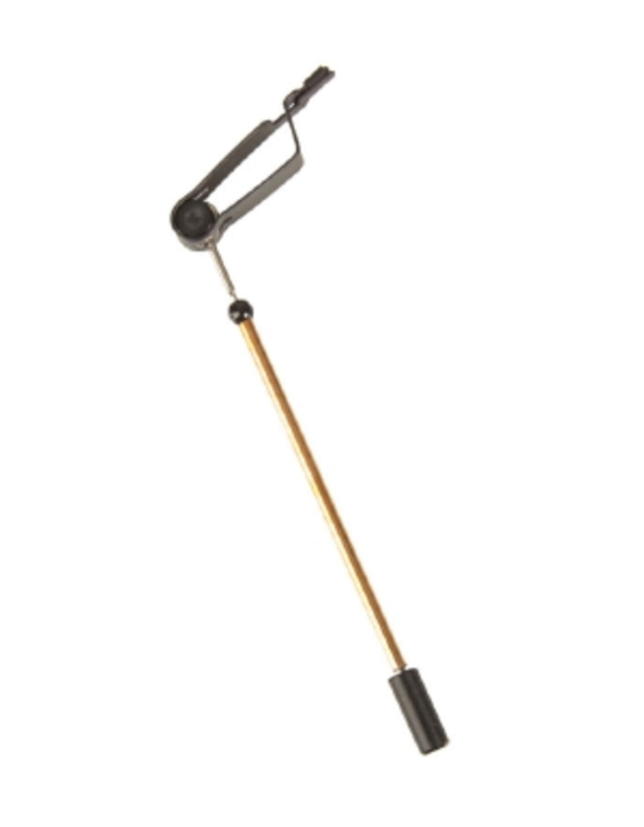 Griffin Rotating Hackle Plier with wooden handle for precise fly tying at Freestone Fly Shop