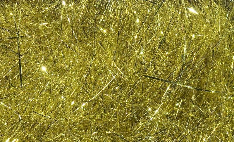 Ice Dub fibers in shimmering gold hues by Hareline Dubbin, Inc for premium fly tying at Freestone Fly Shop