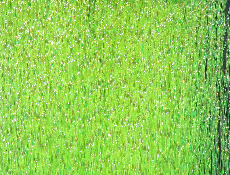 Krystal Flash in vibrant chartreuse with sparkling flash by Hareline Dubbin, Inc for fly tying at Freestone Fly Shop