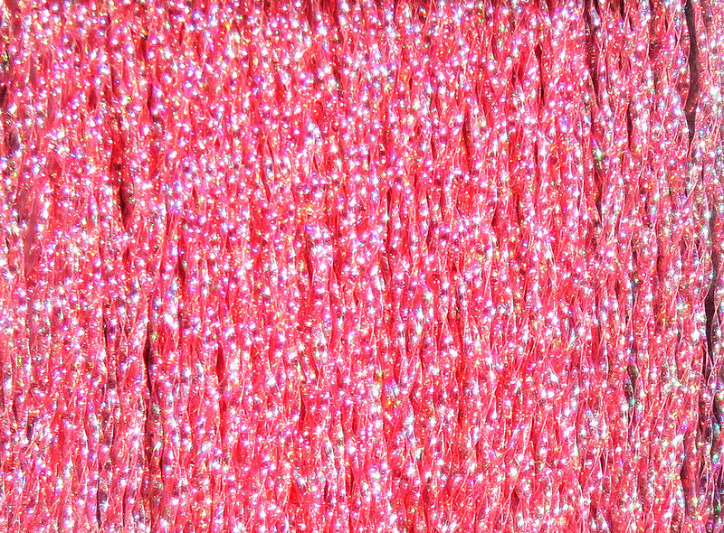 Krystal Flash in bright red with sparkling iridescent strands by Hareline Dubbin, Inc for fly tying at Freestone Fly Shop