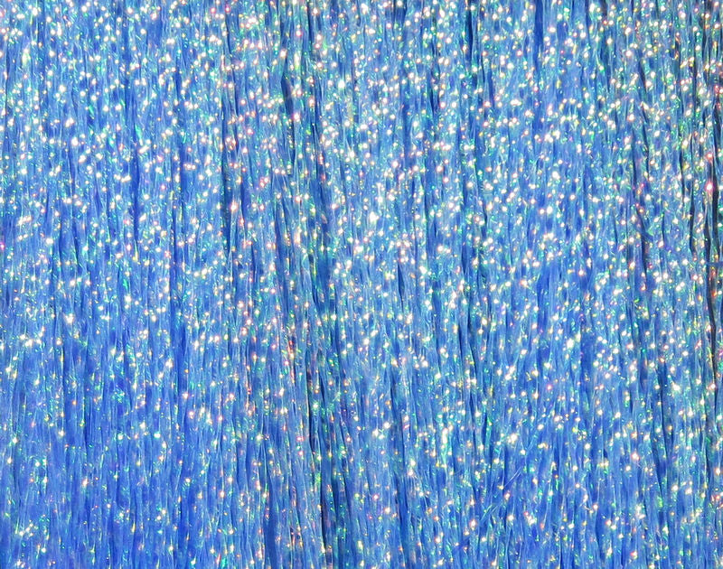 Krystal Flash strands in luminous blue with sparkling iridescence by Hareline Dubbin, Inc for fly tying at Freestone Fly Shop