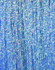 Krystal Flash strands in luminous blue with sparkling iridescence by Hareline Dubbin, Inc for fly tying at Freestone Fly Shop
