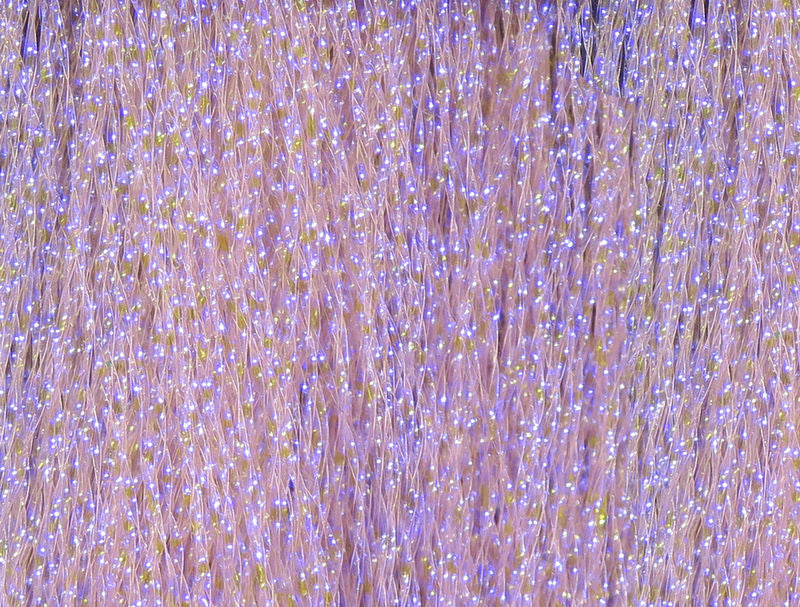 Krystal Flash strands in soft lavender with subtle iridescent highlights by Hareline Dubbin, Inc for fly tying at Freestone Fly Shop