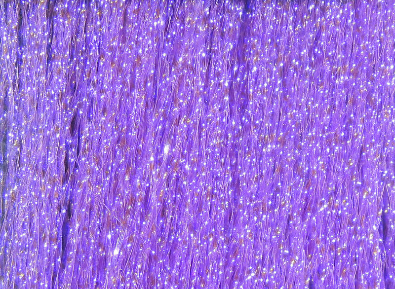 Krystal Flash strands in vivid purple with bright sparkling highlights by Hareline Dubbin, Inc for fly tying at Freestone Fly Shop