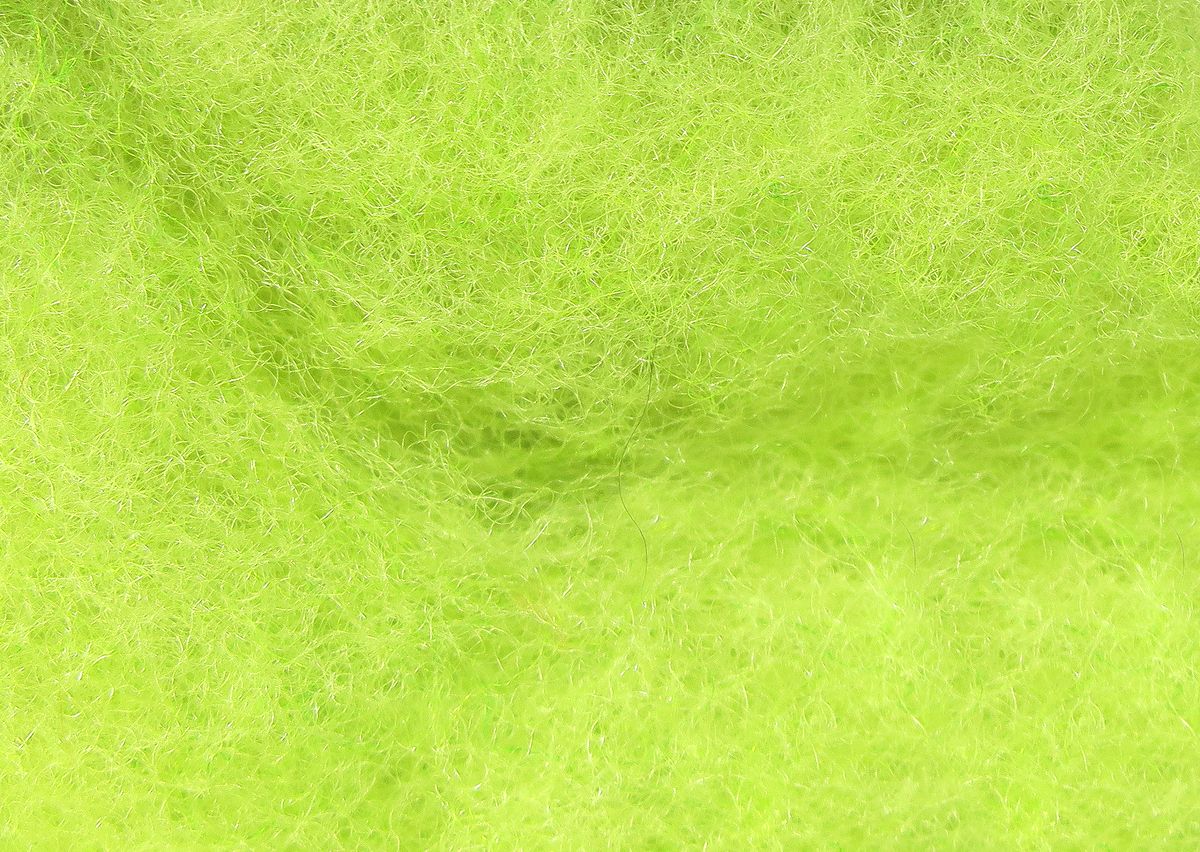 Micro Fine Dry Fly Dub fibers by Hareline Dubbin, Inc in bright green for fly tying at Freestone Fly Shop