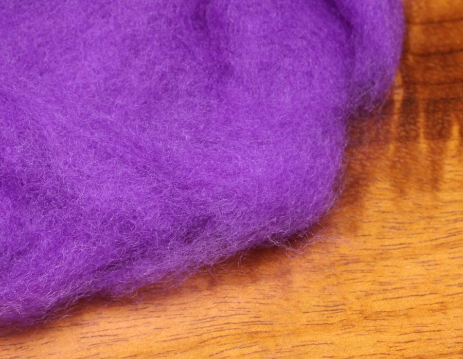Micro Fine Dry Fly Dub in vibrant purple by Hareline Dubbin, Inc for expert fly tying at Freestone Fly Shop