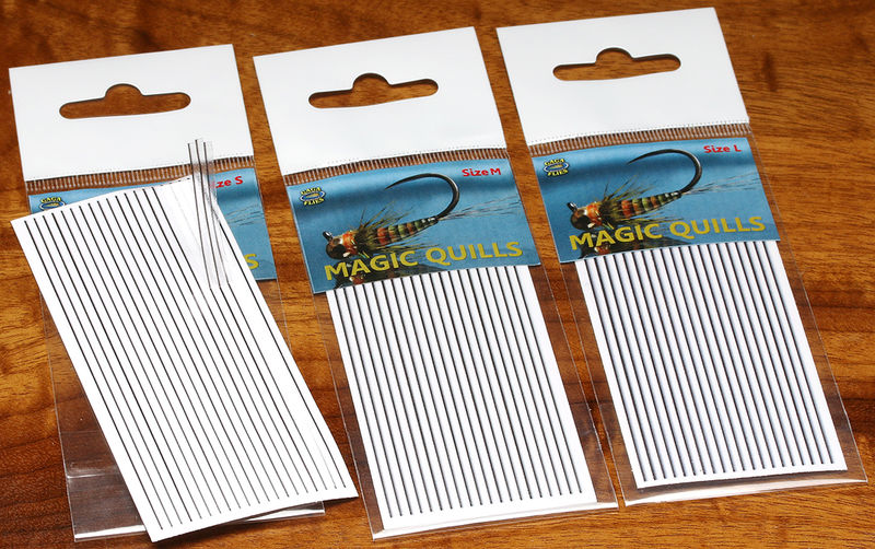 Magic Quills fly tying supplies by Hareline Dubbin, Inc for creating detailed fishing flies at Freestone Fly Shop