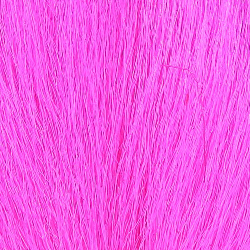 Large Northern Bucktail fibers in vivid pink shade for crafting vibrant fly tying at Freestone Fly Shop fly fishing supplies
