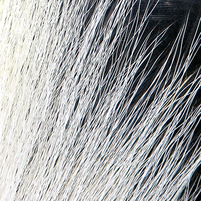 Large Northern Bucktail fibers in natural and black shades for premium fly tying at Freestone Fly Shop fly fishing supplies