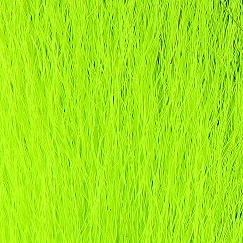 Large Northern Bucktail fibers in bright chartreuse for premium fly tying at Freestone Fly Shop fly fishing supplies