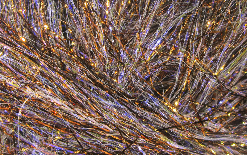 UV Polar Chenille fibers with iridescent tones by Hareline Dubbin, Inc for fly tying at Freestone Fly Shop