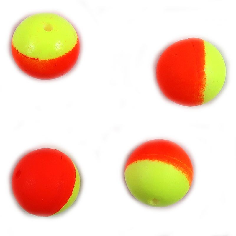 YFG Micro Ball Indicators by Yellowstone fly Goods with two-tone design for precise visibility in fly fishing at Freestone Fly Shop