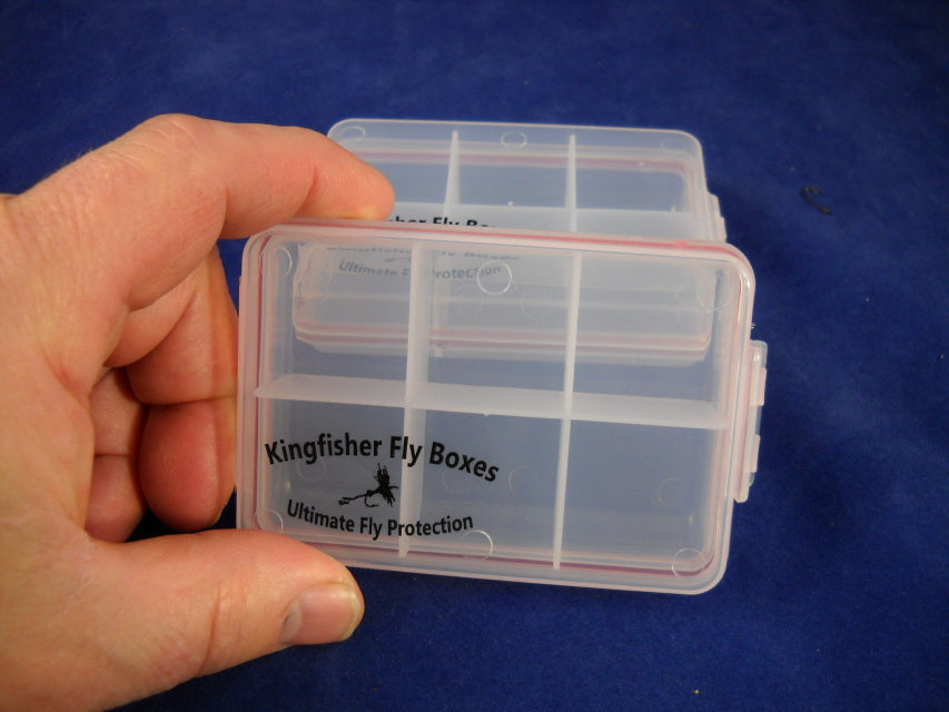 New Phase 1240 6 Comp. Fly Box by New Phase Inc with water resistant gasket and six compartments at Freestone Fly Shop