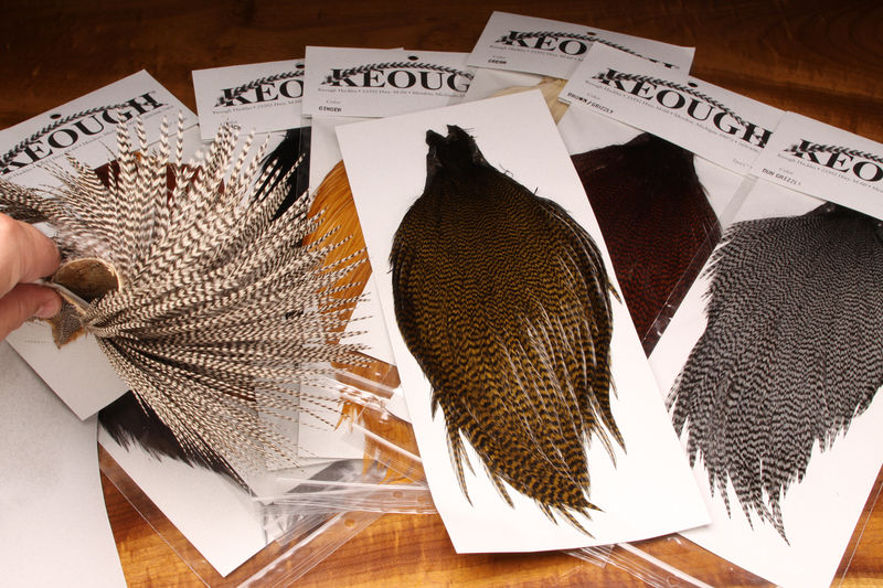 Keough Tyer's Grade Cape by Hareline Dubbin, Inc for fly tying at Freestone Fly Shop fly fishing supplies
