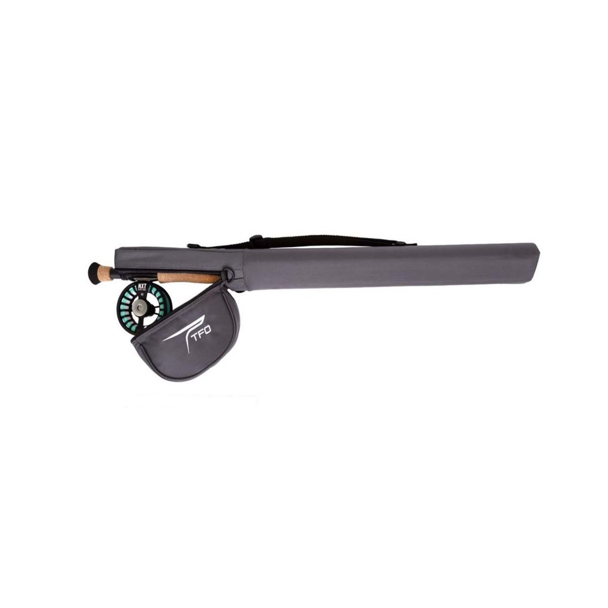 TFO Double Rod/Reel Carrier 9' 4Pc by Temple Fork Outfitters for secure, padded fly rod and reel storage at Freestone Fly Shop