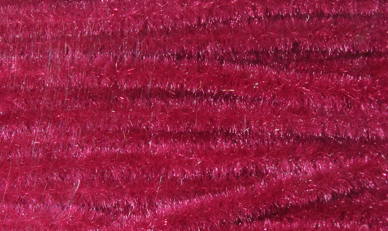 Ultra Chenille in rich red with velvety texture and nylon core by Hareline Dubbin, Inc for fly tying at Freestone Fly Shop