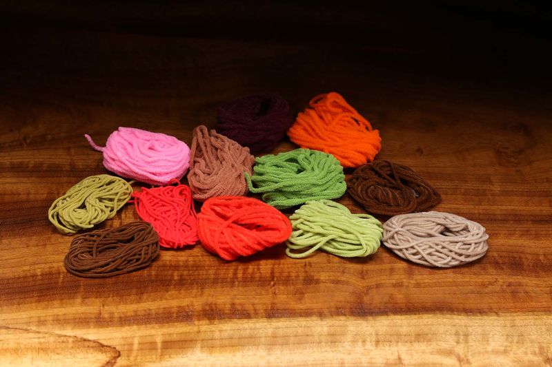 Ultra Chenille by Hareline Dubbin, Inc in assorted colors with soft velvety texture for fly tying at Freestone Fly Shop