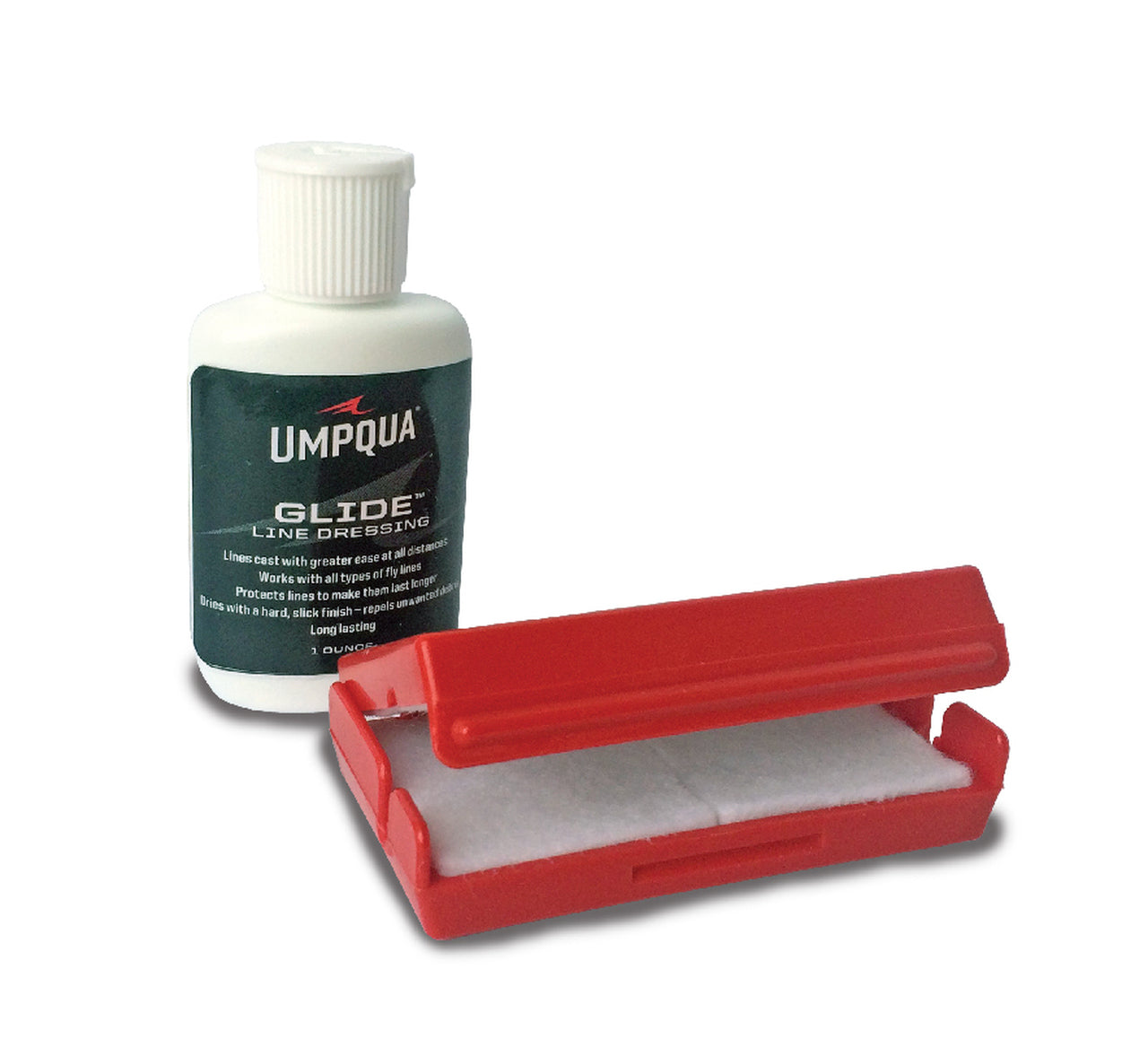 Umpqua Glide Line Dressing Box by Umpqua Feather Merchants for enhanced fly line performance on guided fly fishing trips