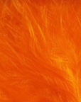 Wooly Bugger Marabou fibers in bright vibrant orange by Hareline Dubbin, Inc for fly tying at Freestone Fly Shop