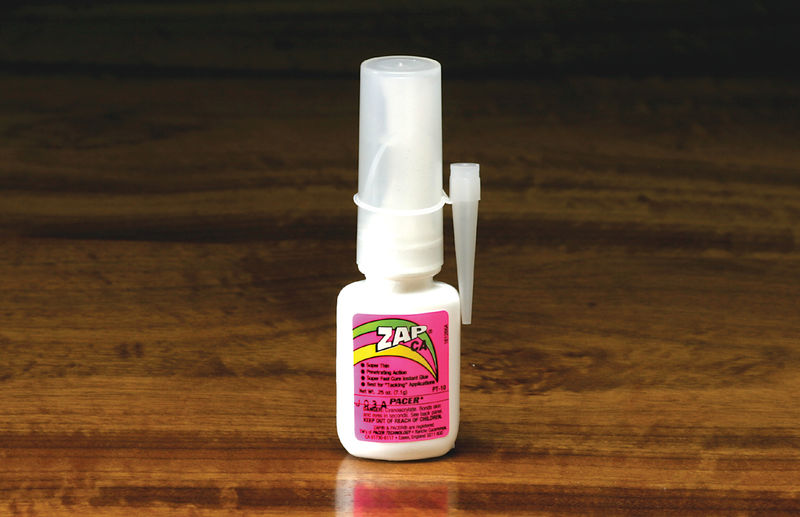 Zap Ca Super Thin adhesive by Hareline Dubbin, Inc for precise fly tying at Freestone Fly Shop